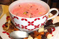 How To Make Pink Fruit Cup