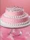 How To Make Pink Princess Crown Cake