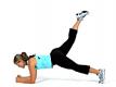 Plank Glute Kick Back