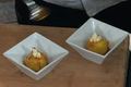 Saffron Poached Apples with Maple Mascarpone