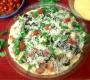 Polenta Pie With Sausage, Spinach And Sun Dried Tomatoes