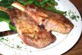 Lamb Chops in  Garlic Mint Sauce