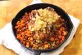 Pork Chops with Bacon, Apple Butter & Sweet Potatoes