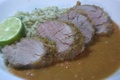 Crusted Pork in Bloody Mary Sauce with Spatzle