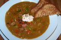 Post Holiday Split Pea Soup With Leftover Ham 