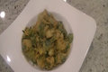 Potatoes Brussel Sprouts Masala - Indian Vegetarian