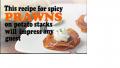 Spicy Prawns On Potato Stacks Recipe