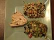 Ahi Tuna, Vegetable Brown Rice And Mixed Greens Salad Video