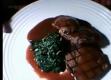 Beef And Spinach With Prime Steak Sauce