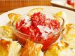 Puff Pastries with Tomato, Cranberry & Almond Pesto