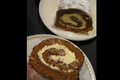 Pumpkin Roll Cake with Buttercream Frosting