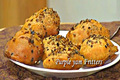 Ratalu Puri - Bhajiya or Pakora - Purple Yam Fritters 