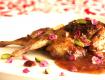 Quail In Rose Petal Sauce