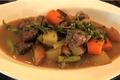 Mint Beef Stew with Shallots and Carrots