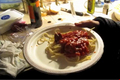 Quick Spaghetti in Meatball Sauce