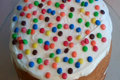 Rainbow Cake Pop Centered Cake