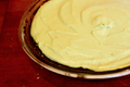 Raw Key Lime Pie with a Double Chocolate Crust 