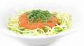 How To Make Raw Zucchini Pasta With Marinara Sauce