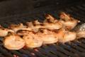 Hot and Sweet Chili Prawns on Skewer