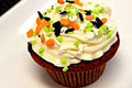 Red Velvet Cupcakes - Halloween Style 