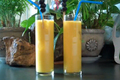 Rum Coconut Mango Cocktail
