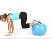 Exercise Ball Reverse Crunch