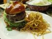 Ribeye Burgers stuffed with Bourbon-Braised Bacon