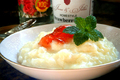 Rice Pudding With Sherry Berry Topping