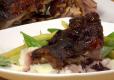 Roasted Duck in Port Cherry Wine Sauce