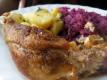 Roast Goose With Potato Stuffing