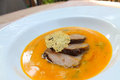 Roasted Butternut Squash Soup With Pork Tenderloin