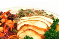 Roasted Orange Chipotle Chicken With Mung Bean Noodles