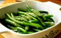 Roasted Shallot And Sesame Asparagus