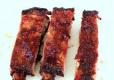 Roasted Spareribs In Garlic And Hoisin Sauce Marinade