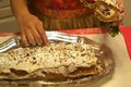 Pumpkin Cake Roll with Candied Pecans
