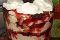 Rosalie Firoino's Cranberry / Cherry Trifle