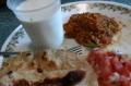 Sabudana Khichdi With Corn Bread