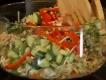 Basil Bread With Salad