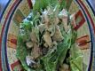 Salad Greens with Cranberries Walnuts and Apples 