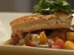 Pan Roasted Salmon with Truffle Mango Salsa