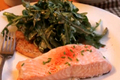 Baked Salmon On Aromatic Spiced Salt