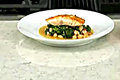 Salmon, Kale, and White Beans 