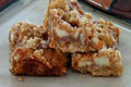 Salted Caramel Apple Bars 