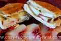 Peach Honey Cheese Sandwich