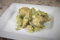 Scalloped Potatoes with Pesto Sauce and Cheese- Au Gratin