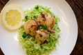 Scallop And Leek Stir Fry With Pine Nuts