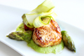 How To Make Seared Scallops with Shaved Asparagus and Pea Puree