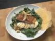 How To Make Seared Salmon Casesar Salad With Parmesan Cheese Crisps