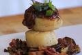 Seared Scallops with Wild Mushrooms, Tomato Jam snd Grilled Corn