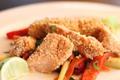 Sesame Seed Crusted Salmon Fish Sticks